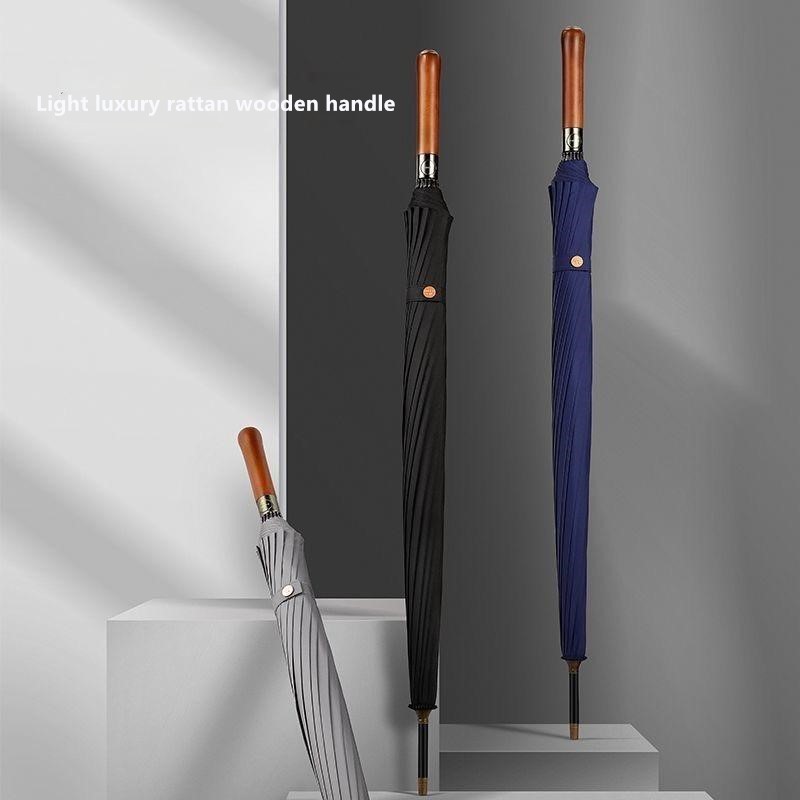 Automatic Wooden Handle Umbrel - Golf Umbrella Large review and price