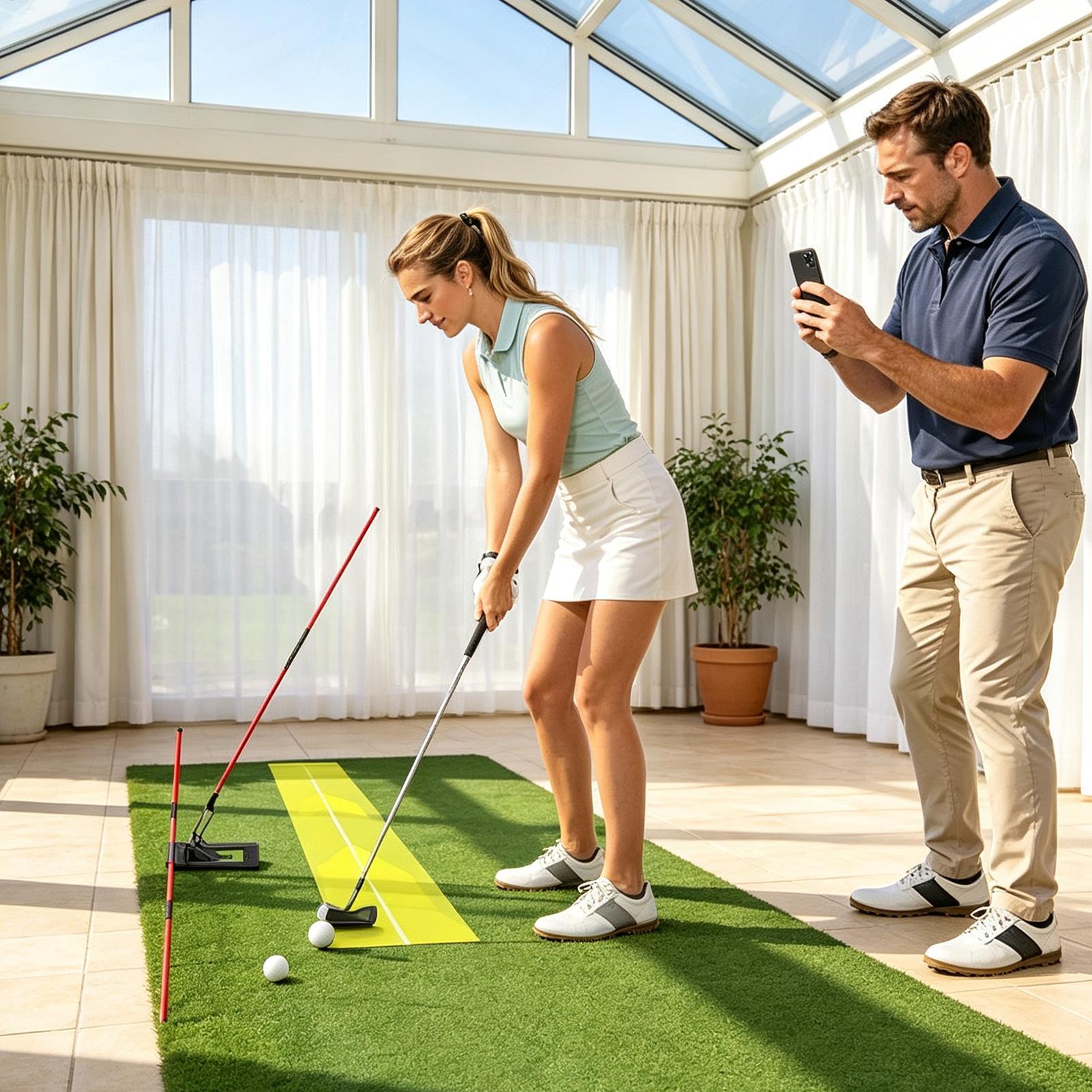 Golf Path Trainer Adjustable A - Golf Equipment Beginners review and price