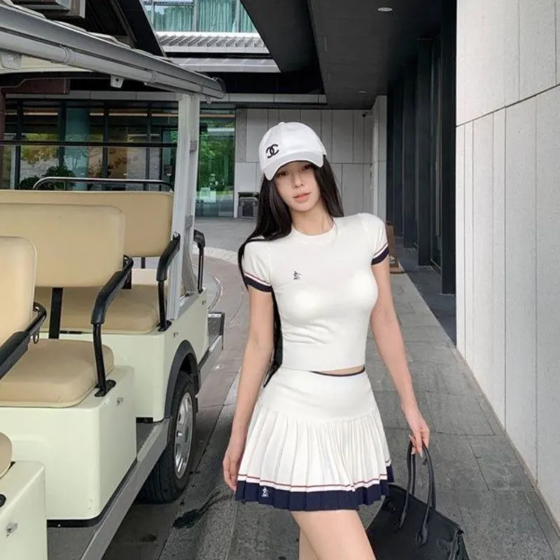 Korean Summer Two-piece Suit C - Golf Equipment For Women review and price